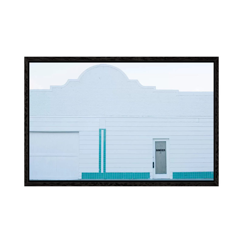 Marfa Deco 1 Piece Wall Art on Canvas, 45.72cm H x 66.04cm W x 3.81cm D, Black Framed