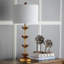 Lani Leaf Metal Table Lamp Set