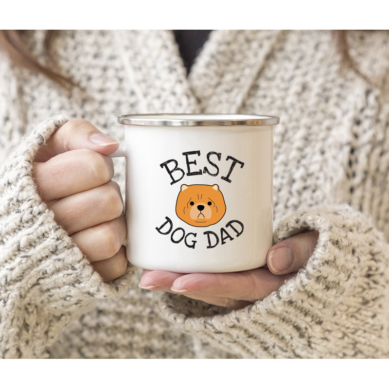 Grande tasse à café « Best Dog Dad », Chow-chow