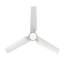 Ventilateur de plafond d'intérieur moderne à 3 pales de 52 po avec lumière DEL à intensité variable intégrée et télécommande-885638832
