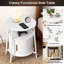 Table de bout avec rangement, table de chevet cannelée avec station de charge, petites tables de chevet modernes de style Mid-Century, table d'appoint pour canapé de salon pour petit espace-1255008667-1245956352