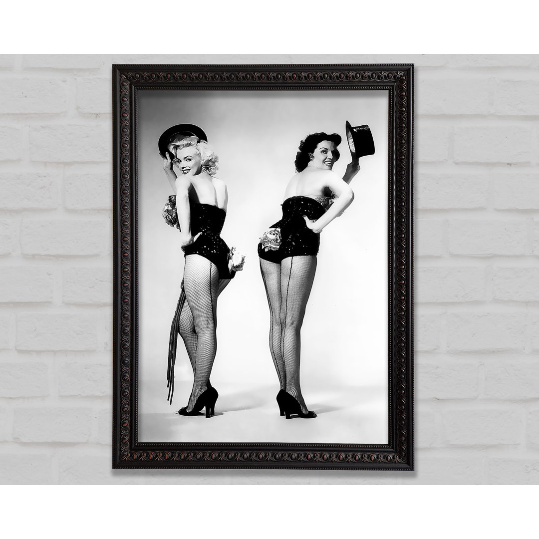 Marilyn Monroe Gentlemen Prefer Blonds - Einzelner Bilderrahmen Kunstdrucke