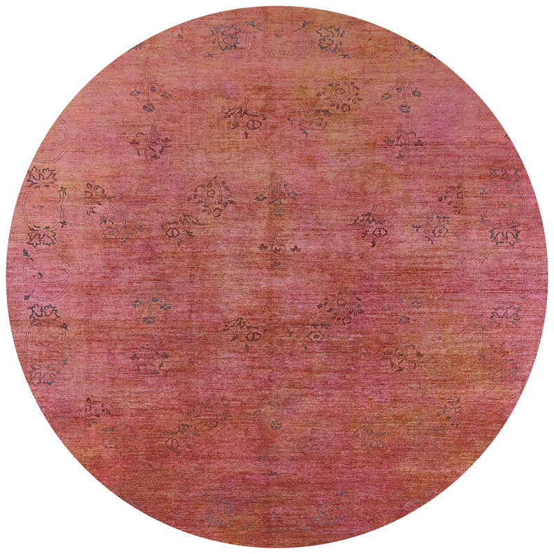 Oriental Indoor Rug, Round 4'
