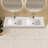 59.5'' Wall Mounted Bathroom Sink Solid Surface Sink