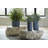 Cast Boulder Coffee Table, Roman Stone, SM