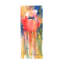 Art mural sur toile tendue - Annelein Beukenkamp «Posing Red», art mural pour salon, chambre à coucher ou bureau - 10 x 24-30399165