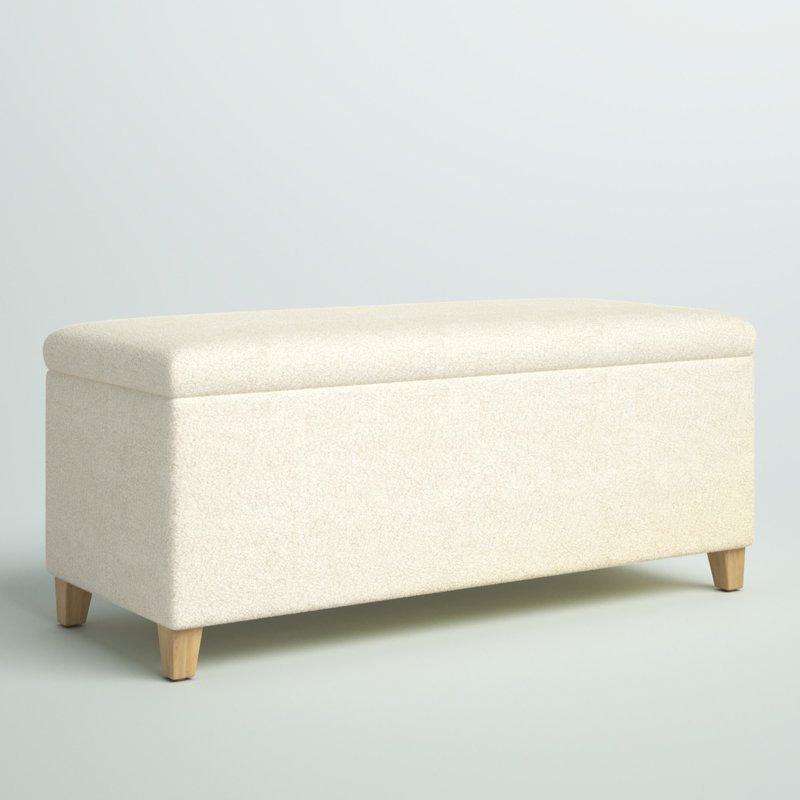 Peele Polyester Upholstered Storage Bench
