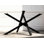 Bases de table en métal de qualité supérieure, conçues pour résister, pouvant supporter jusqu'à 1500 lb, L 53 po x l 26 po x H 28 po