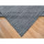 Tapis carré gris en laine naturel tissé à la main 12 pi x 12 pi de style moderne Strike