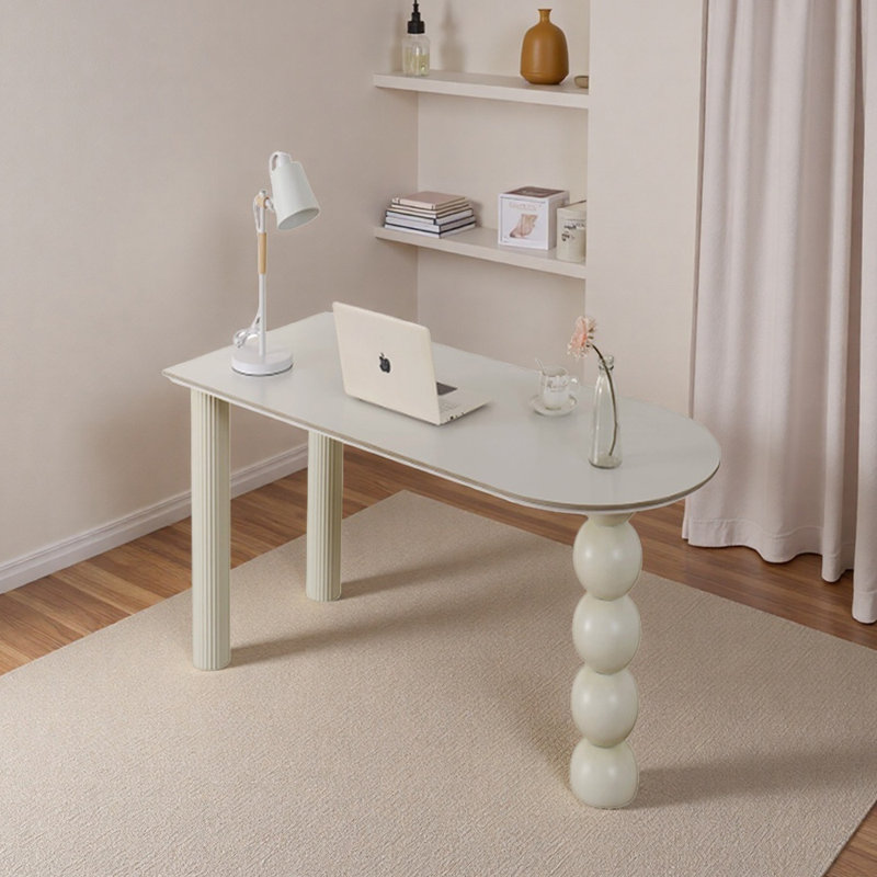 Bureau d'écriture French Rocky, H 29,52 po x l 39,37 po x P 23,62 po, Blanc