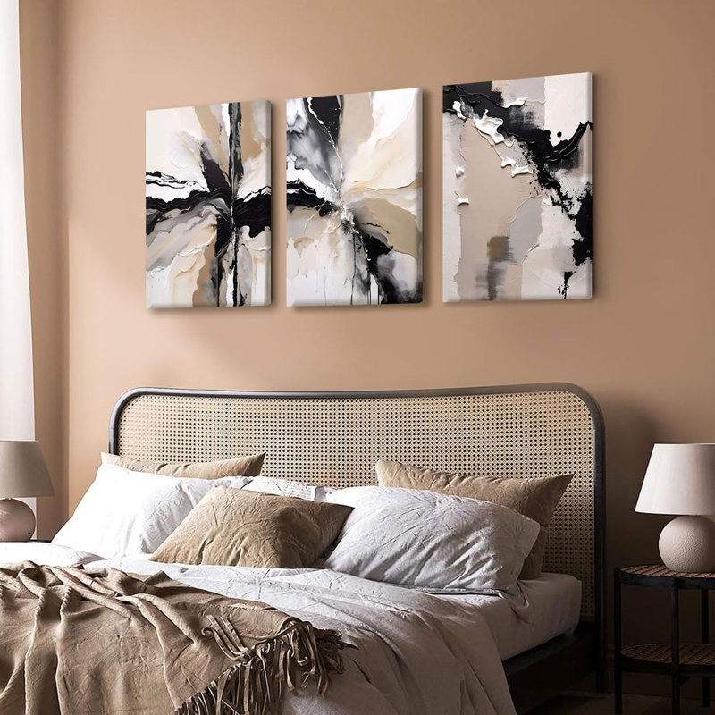 3 Piece Wrapped Canvas Print, 60 cm H x 40 cm W