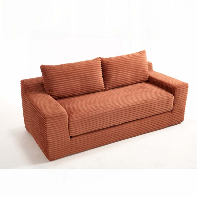 Canapé-lit 70,8 po, Orange