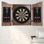 OUKANING Cork Dartboard And Cabinet Set (Darts Included)-96237061