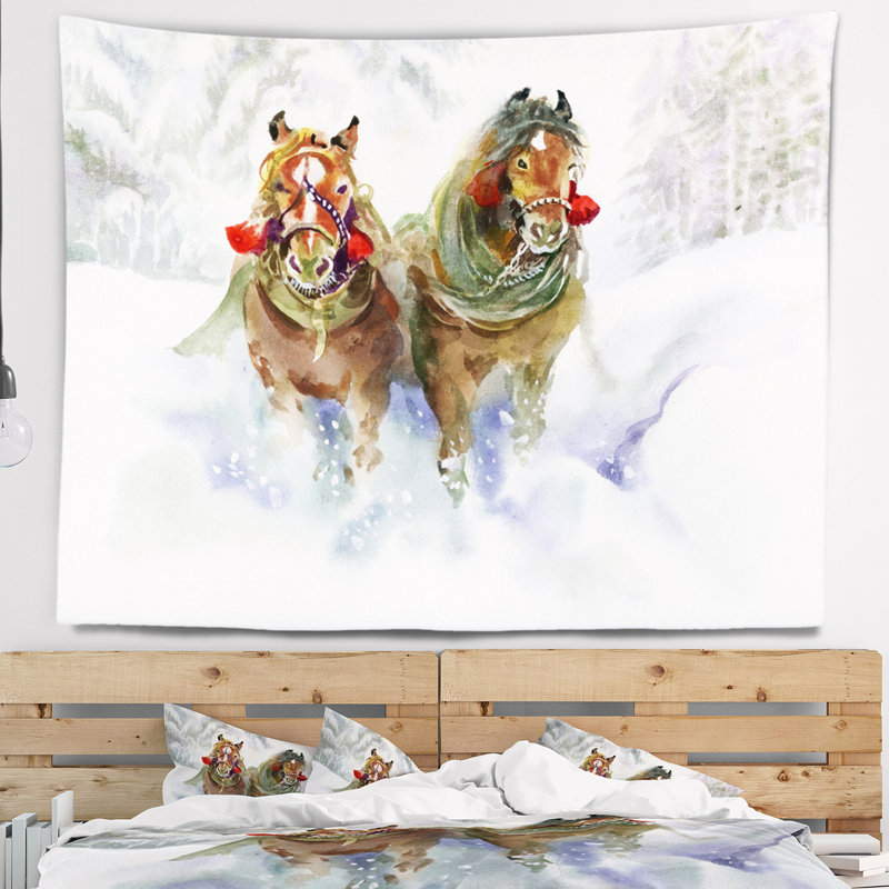 Polyester Tapestry, 50" H x 60" W