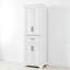 Armoire à linge autoportante pour rangement de salle de bain
