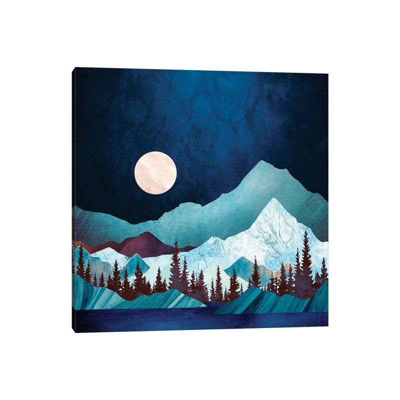 Moon Bay - imprimé, Toile tendue, H 12 po x l 12 po x P 0,75 po