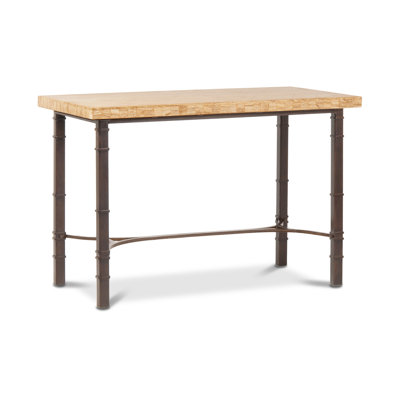 San Marco - Outdoor Dining Table w/ Sandstone Top & Hand Painted Aluminum Base