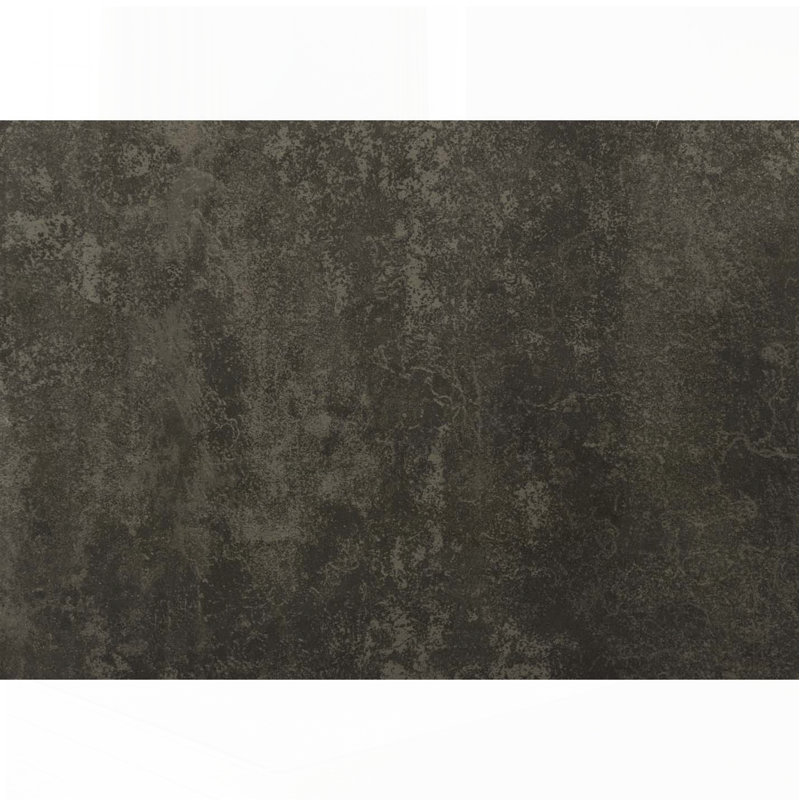 Ensemble de tables basses 3 pièces bronze foncé et métal, Brun