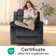 Soft Velvet Fabric Recliner Chair With Massage And Heat Functions Set Of 2