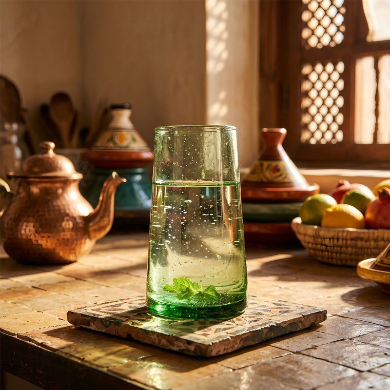Nicola Spring Glassware Set, Green