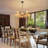 10- Light Mid-Century Sputnik Amber Glass Chandelier