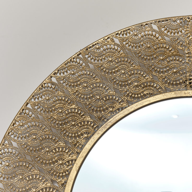 Metal Round Mirror