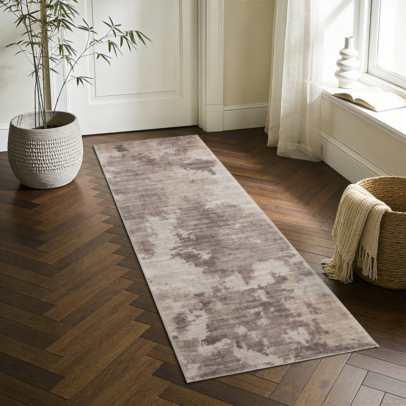 Contemporary Design Multi Accent Rug, Runner 2' x 7'