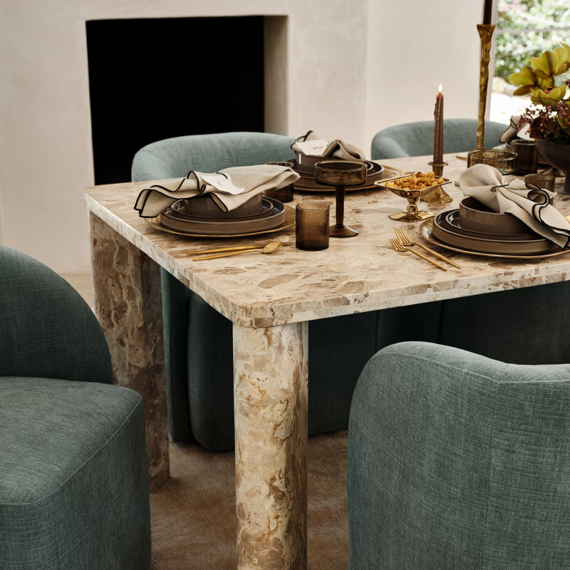 ALOFMO 12 Piece Stoneware Dinnerware Sets, Service For 4, Grayish Purple