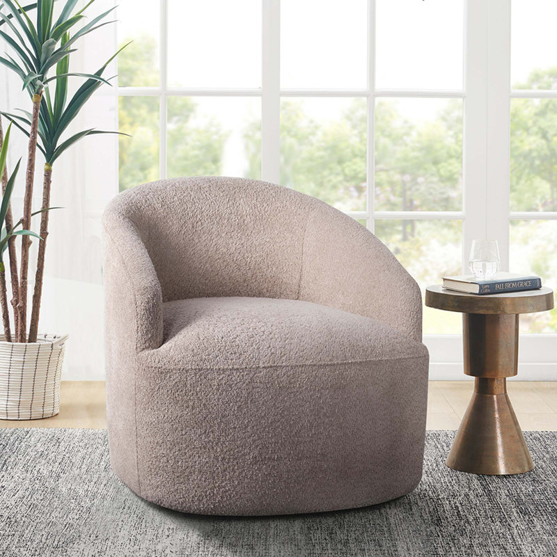 Chaise pivotante rembourrée à 360 degrés