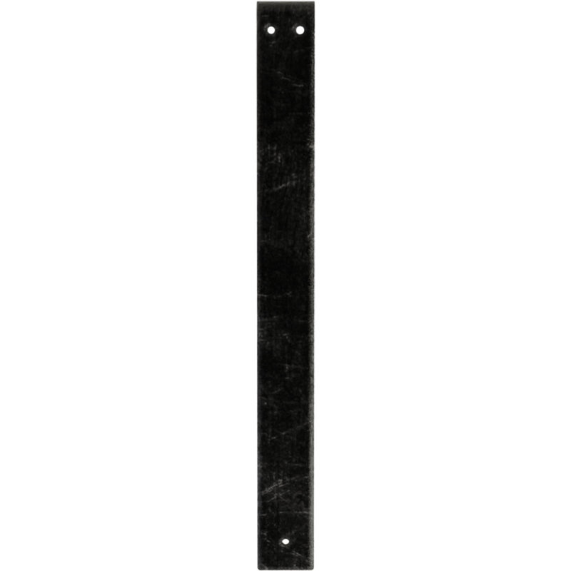 Support traditionnel en acier, H 20 po x l 2 po x P 20 po, Argent antique