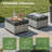 Ignatz 4 - Person Patio Conversation Set with Cushions-93645777-93091997