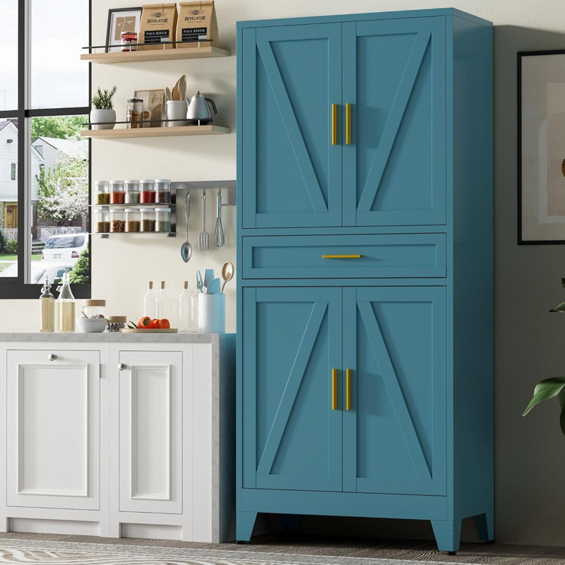 Middle drawer cabinet, White