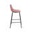 Lazio Velvet Bar Stool with Iron Legs-1374363111-1468054091
