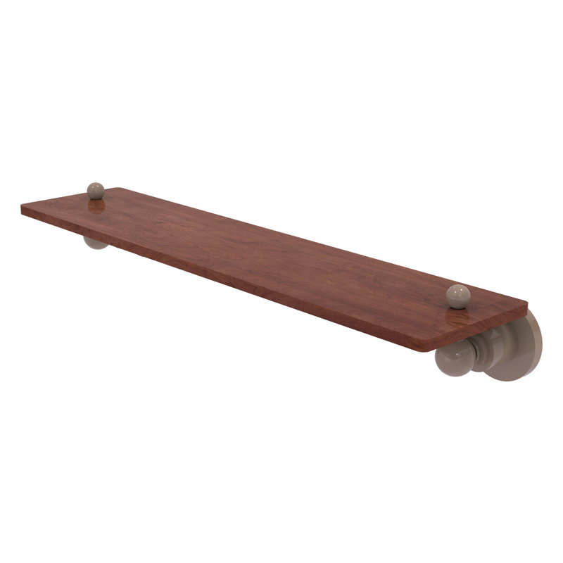 Astor Place Floating Shelf, 2.5" H x 22" W x 5" D, Shaded Beige