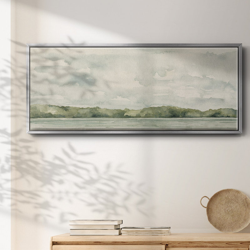 Riverside Views II- Framed Canvas