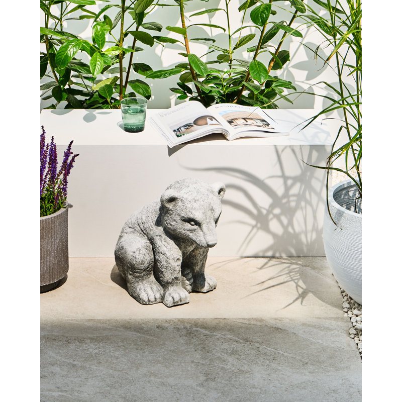Water Resistant Fiberstone Clay Garden Statue