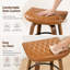 Tabourets de bar pivotants en similicuir Gerald-792145749-792145754