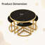 Tempered Glass Top Nesting Coffee Table