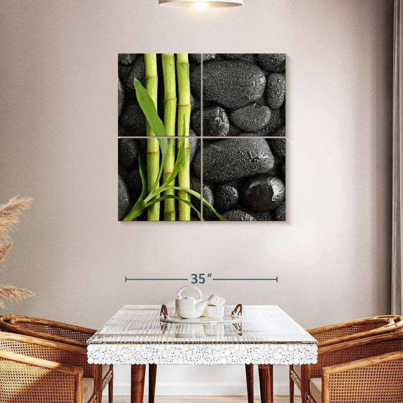 Bamboo Spa Concept, 38" H x 38" W