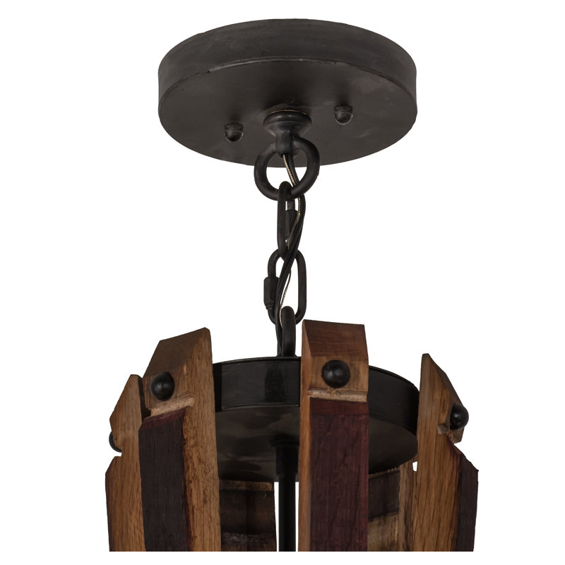 Barrel Stave 6 - Light Chandelier