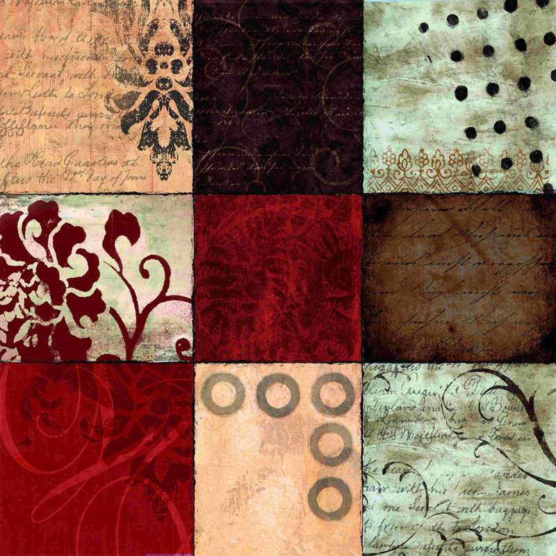 " Pattern Tiles 2 ", 36" H x 36" W