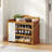 Foldable Shoe Rack For Home - Bamboo Entryway Shoe Organizer With Dust-Proof Curtain, Multi-Layer Design For Easy Storage
