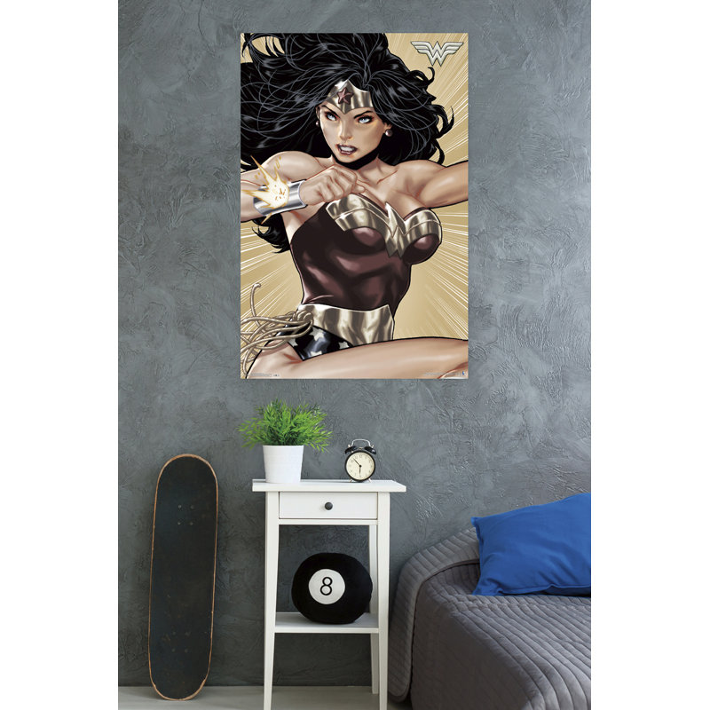 Femme wondere-impression sur papier hyper