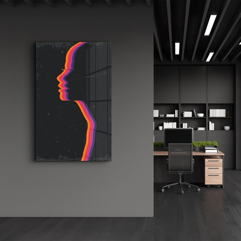 Elegant Tempered Glass Wall Art Painting, 13.8 x 21.7 inches | 100% Tempered Glass, Thickness: 0.16 inches | UV Printed for Vibrant Colors | Perfect for Home Decor, Living Room, & Office Spaces