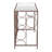Convale 50'' Glass Top Console Table