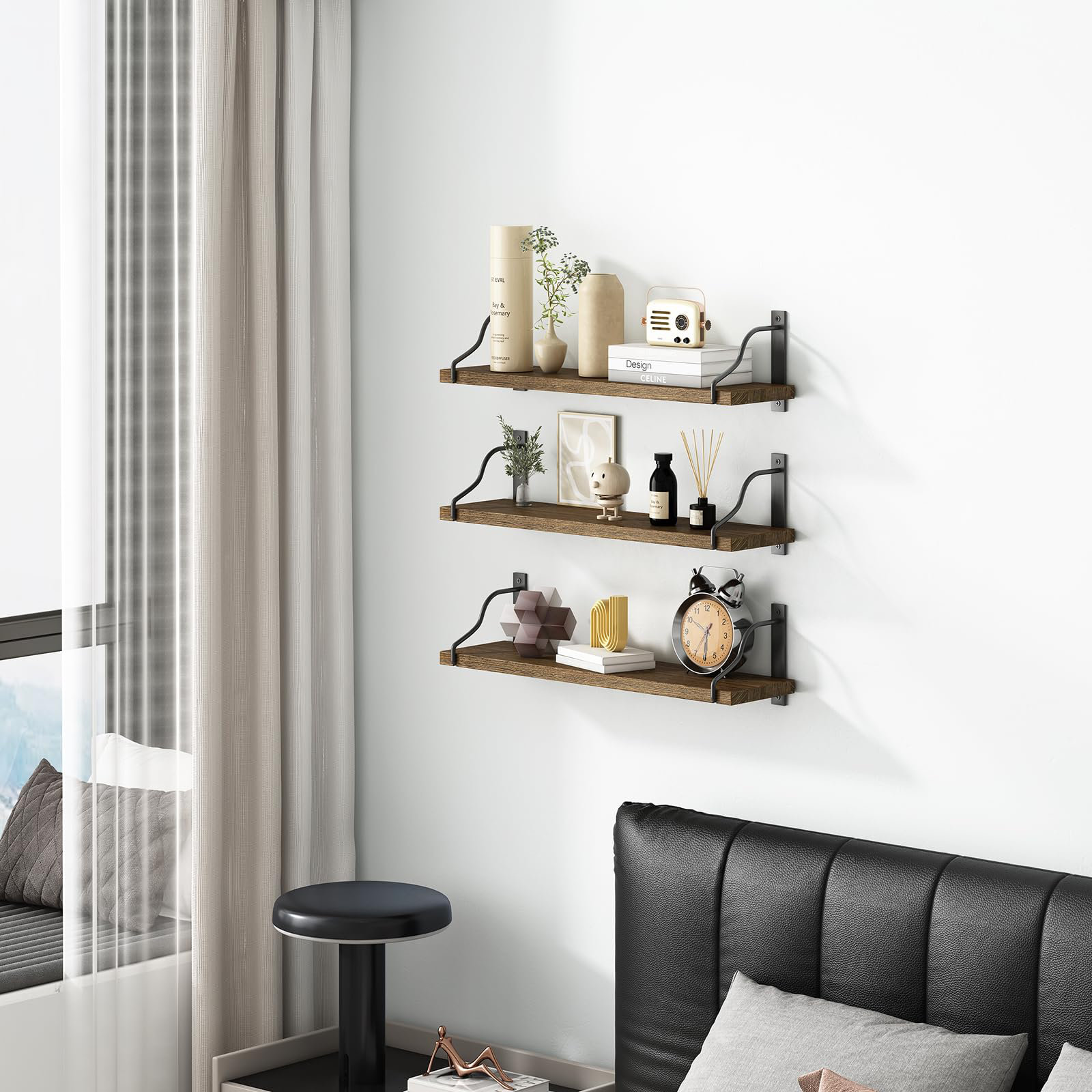 Photo inspiration: Gallery Detail: Trent Austin Design Durable Modern Floating Shelves