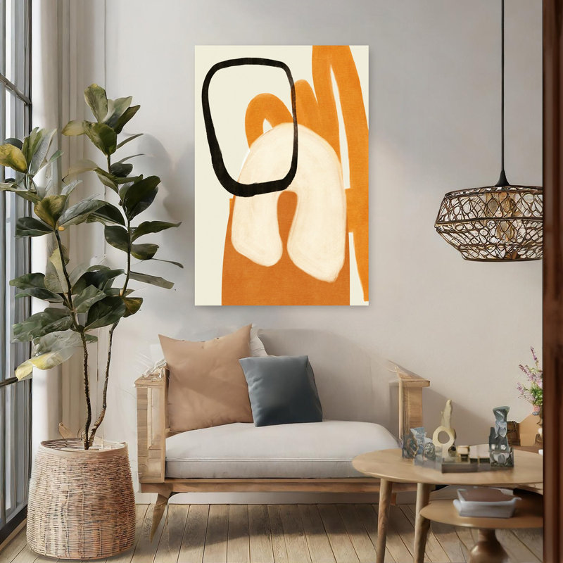 Art contemporain, art contemporain abstrait, H 48 po x l 32 po