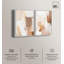 «Neutral Modern Minimalist pair ensemble», art abstrait neutre par Art Remedy-115198175-115198183
