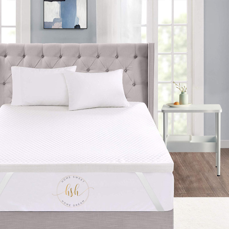 Surmatelas en mousse viscoélastique 3 "Jillian, Très grand