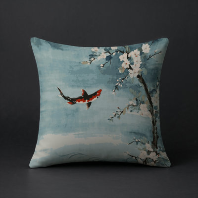 Modern Contemporary Indoor and Outdoor Throw Pillow
